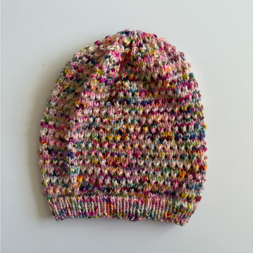 Multicolor Hand Knitted Beanie